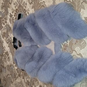 Women's fur vest
